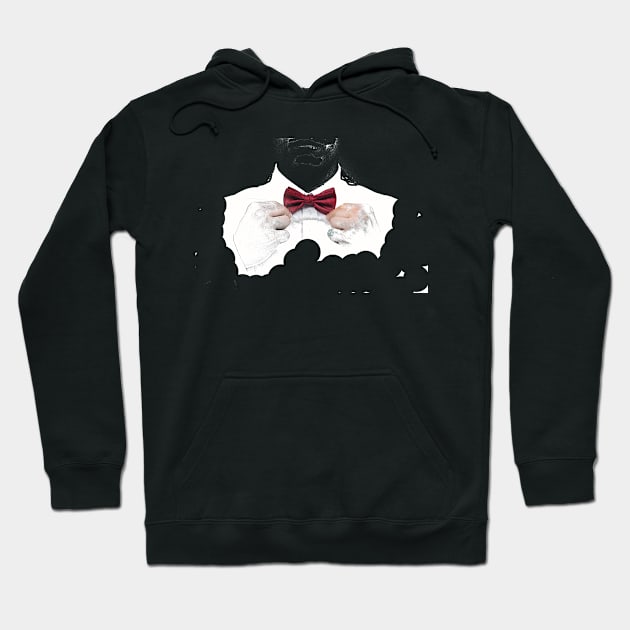 Red Bow Tie Hoodie by bywhacky